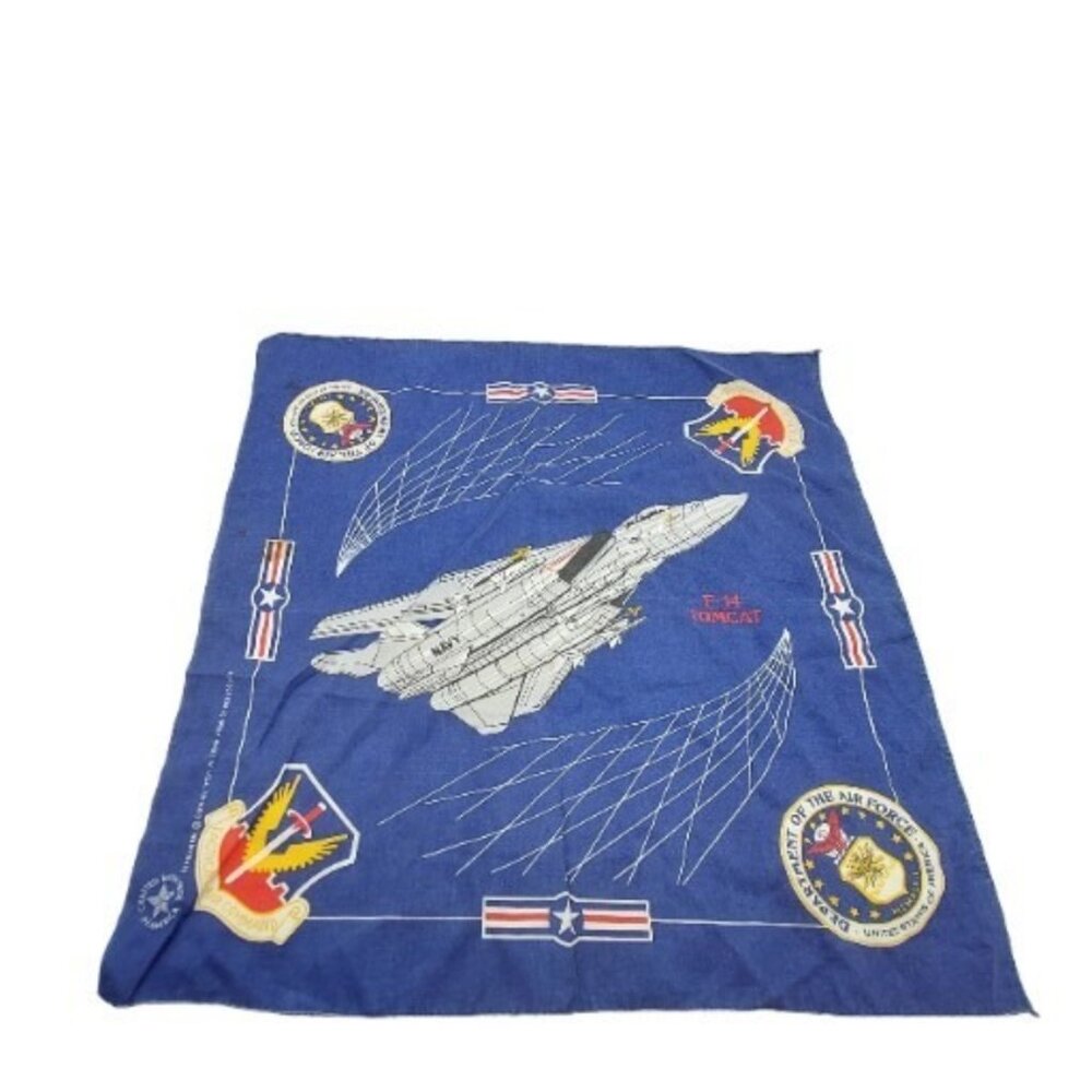 Scarf Bandana Tactical Air Command US Air Force Navy Fighter F14 Tomcat USA Read